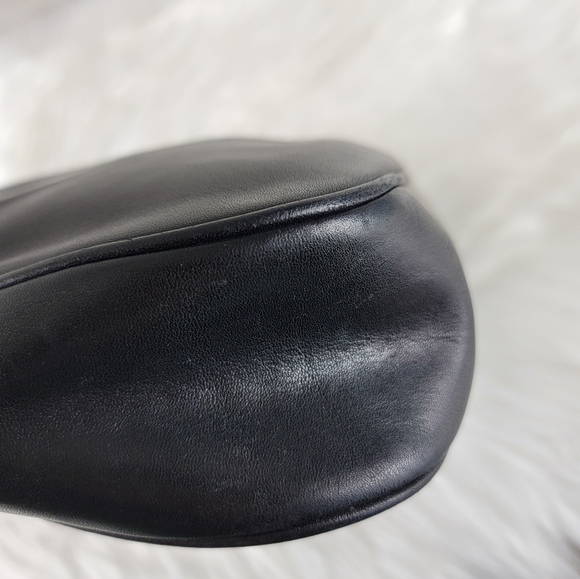 Coach Leatherware Black Leather Handbag #7778 Vintage 94 - Picture 12 of 16